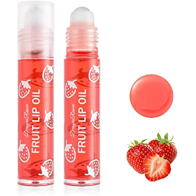 rayihni LIP MOUTH LIP OIL LIP SOOTHES BALL BALM TRANSPARENT AND LIQUID NOURISHING SKIN DRY LIPS MOISTURIZING OIL 3ML COLORLESS HYDRATING FRUIT CARE ROLLER OIL LIP MOISTURIZER FOR VERY DRY (2-D, ONE SIZE) - Image 4